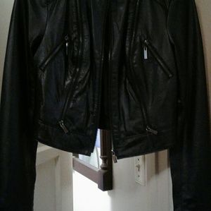 Bebe leather jacket